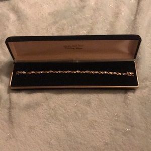 24kt gold over sterling silver bracelet.